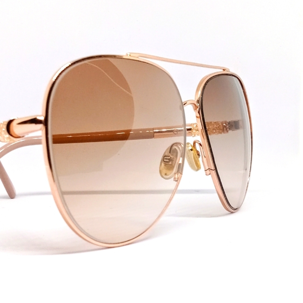 JIMMY CHOO "GRAY/S" SUNGLASSES WITH NON- PRESCRIPTION LENS: - Picture 2 of 15